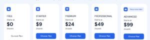 Gozen forms pricing